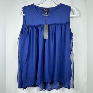 C. Wonder Women's Blue Sleeveless Top M